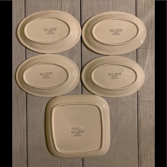 New Rae Dunn Artisan Collection Halloween 🎃 Theme 5pc Plate Set - Picture 15 of 15